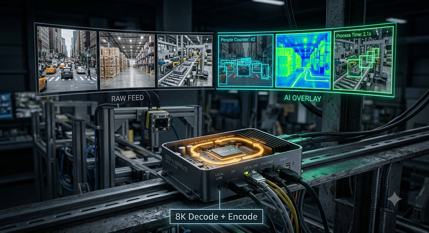 8K Multimedia Processing for Visual AI at Scale