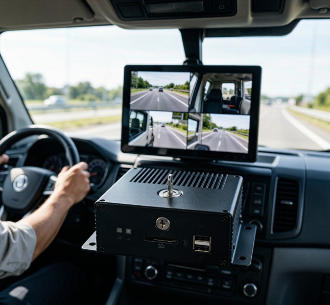 4-Channel 1080P Recording & Dual SD Storage