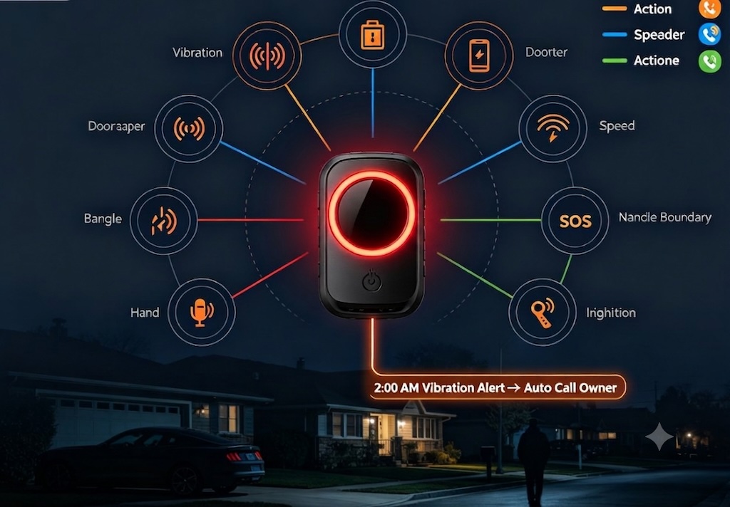 12-Alarm Anti-Theft Protection Engine