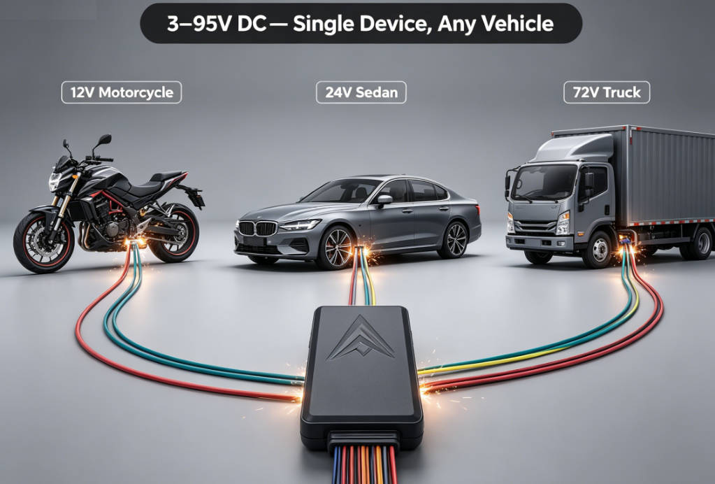 Wide-Voltage Hardwired Design for Any Vehicle