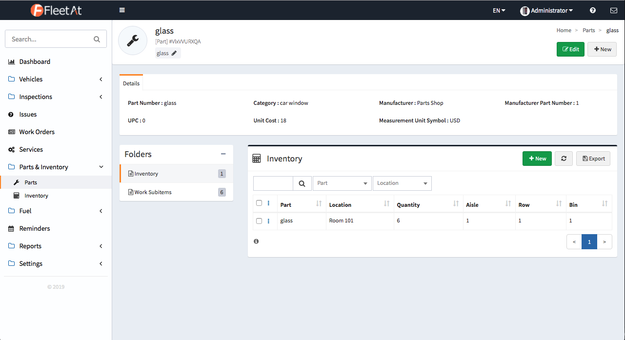 Parts Inventory Optimization