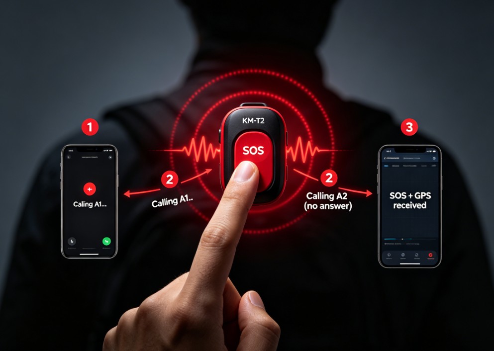 SOS Emergency Escalation with Sequential Calling
