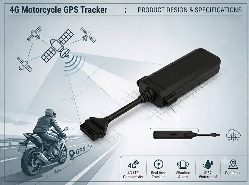 4G Motorcycle GPS Tracker KM-TB22