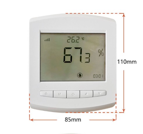 Wireless Temperature & Humidity Sensor with LCD Display KM-IX11